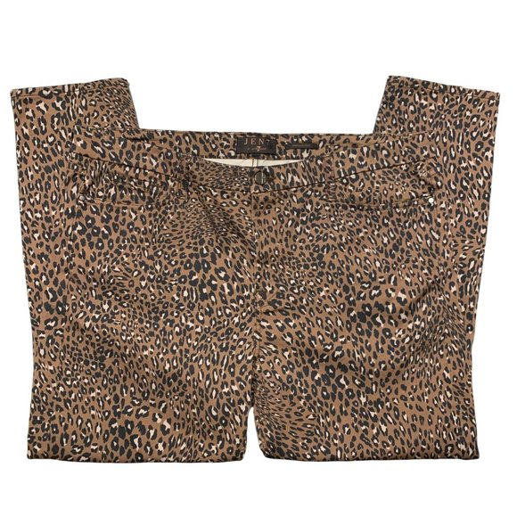 Jen 7 7 For All Mankind High Waist Cheetah Print Ankle Skinny  Plus Size… - Picture 15 of 15
